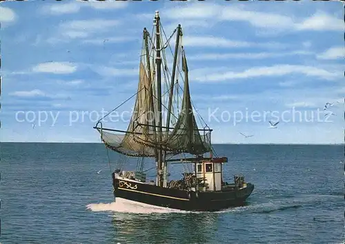 Fischerei Krabbenkutter  Kat. Handwerk