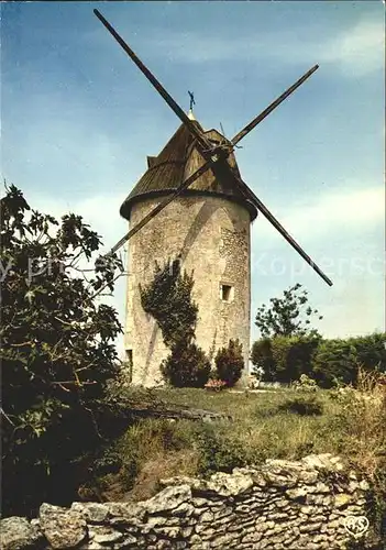 Windmuehle Moulin vendeen Pays de Monts Kat. Gebaeude und Architektur
