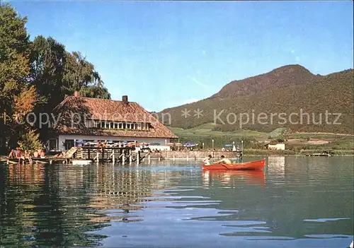 Boote Bootsfahrt Lago di Caldaro  Kat. Schiffe