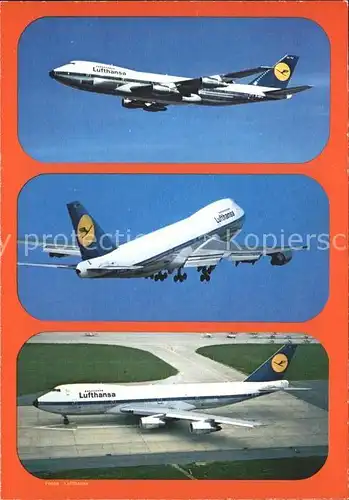 Lufthansa Boeing B 747 D Jumbo Jet Kat. Flug