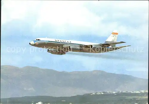 Flugzeuge Zivil Spantax Convair CV 990 A Coronado Kat. Airplanes Avions