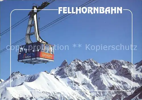 Seilbahn Fellhorn Oberstdorf Allgaeu Grosser Krottenkopf  Kat. Bahnen