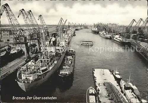 Schiffe Bremen ueberseehafen Kat. Schiffe