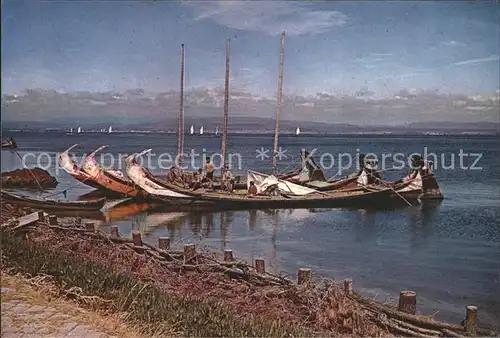 Boote Aveiro Portugal Barcos Moliceiros Kat. Schiffe