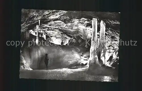 Hoehlen Caves Grottes Eisriesenwelt Salzburg Donar Dom Wimur Kat. Berge