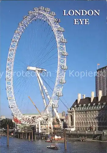 Riesenrad  London  / Vergnuegungsparks /