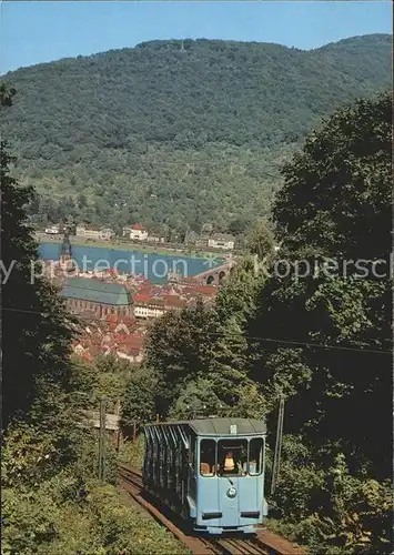 Zahnradbahn Heidelberg  Kat. Bergbahn