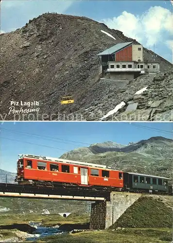 Eisenbahn Piz Lagalb Pontresina Seilbahn Kat. Eisenbahn
