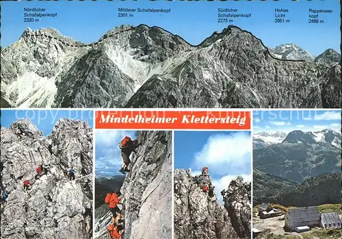Klettern Bergsteigen Mindelheimer Klettersteig  Kat. Bergsteigen