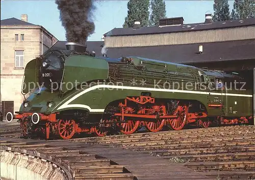 Lokomotive Dampf Schnellzug Lokomotive 18 201 020201 0  Kat. Eisenbahn