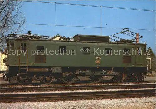 Lokomotive Elektro Schnellzuglokomotive Ae 3 6 II Nr. 10406 Schweiz Kat. Eisenbahn