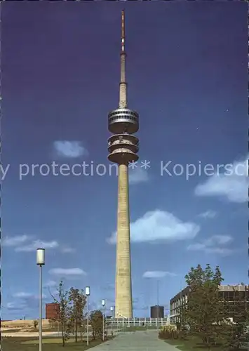 Fernsehturm Funkturm Olympia-Turm Muenchen / Gebaeude /