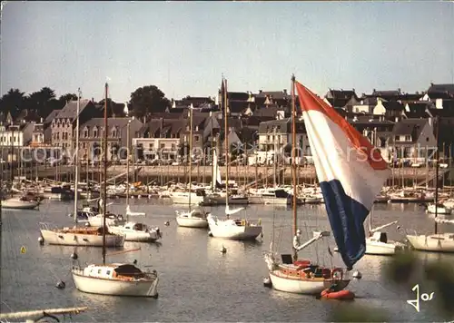 Boote Fahne Frankreich Port de Plaisance  Kat. Schiffe