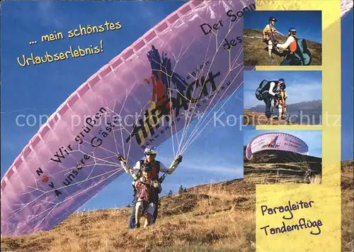 Fallschirmspringen Tandemsprung Stocky Air Para Tandem Fluege Ramsau Zillertal Kat. Flug