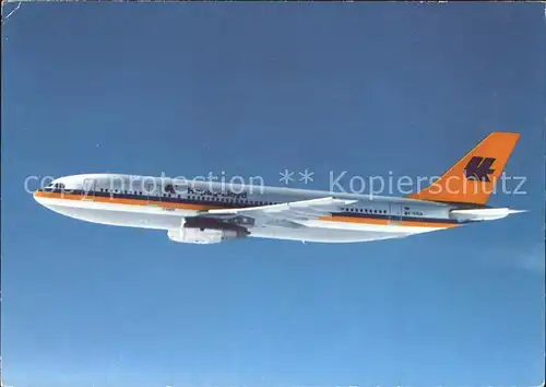 Flugzeuge zivil Hapag Lloy Airbus A 300 B4 Kat. Airplanes Avions