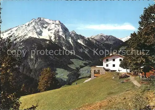 Zillertal Berggasthaus Steinerkogel Kat. Regionales