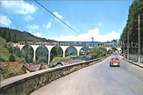 Bruecken Bridges Ponts Podul del la intrarea Borsec