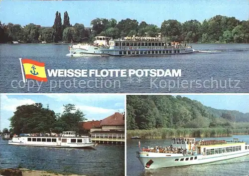 Motorschiffe Sansoucci Weisse Flotte Potsdam  Kat. Schiffe