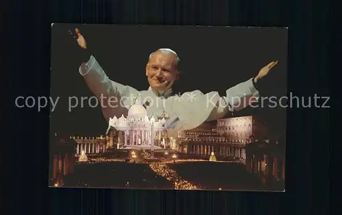 Papst Papa Giovanni Paolo II. Roma Basilica S. Pietro Kat. Religion