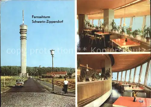 Fernsehturm Funkturm Schwerin-Zippendorf  / Gebaeude /