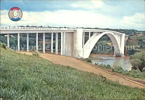 Bruecken Bridges Ponts Puente Internacional Paraguay Brasil 