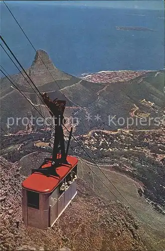 Seilbahn Table Mountain Cableway Lion s Head  Kat. Bahnen