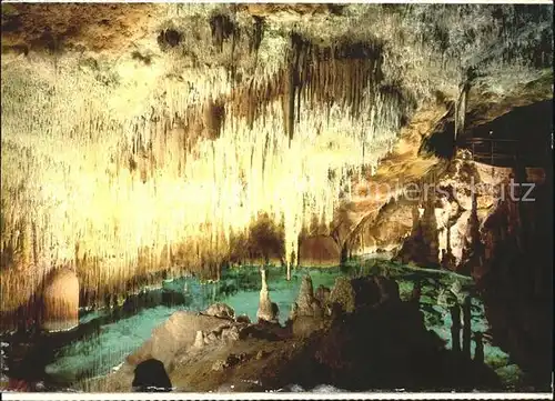 Hoehlen Caves Grottes Cuevas del Drach Porto Cristo Mallorca Banos de Diana  Kat. Berge