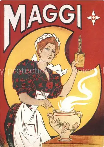 Werbung Reklame Maggi 1920 Kat. Werbung