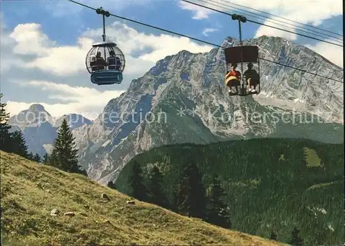 Seilbahn Jenner Watzmann Steinernes Meer  Kat. Bahnen