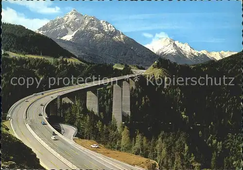 Bruecken Bridges Ponts Europabruecke Brennerautobahn Schoeberg Serles Habicht 