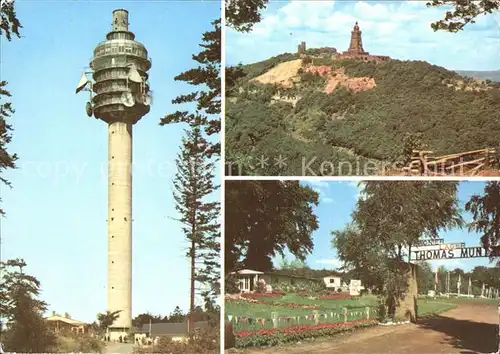 Fernsehturm Funkturm Kulpenberg Kyffhaeuser Denkmal Pionierlager Rathsfeld / Gebaeude /