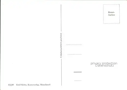 Kuenstlerkarte M. Spiegel Chilischoten Birne Fenchel Apfel  Kat. Kuenstlerkarte