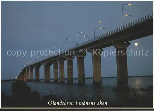 Bruecken Bridges Ponts oelandsbron Schweden 