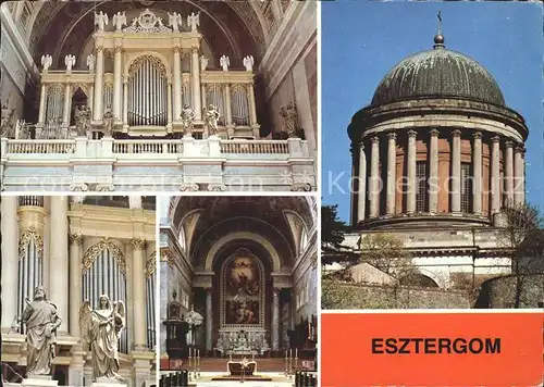 Kirchenorgel Esztergom Foszekesegyhaz Kathedrale Kat. Musik