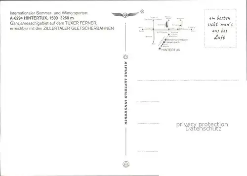 Seilbahn Hintertux Tuxer Ferner  Kat. Bahnen