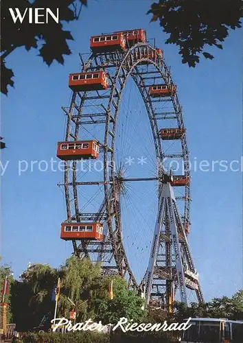 Riesenrad  Prater Wien  / Vergnuegungsparks /