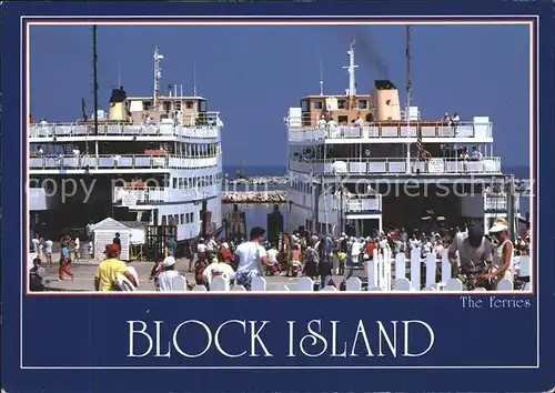 Faehre Block Island Old Harbor Bustles Kat. Schiffe