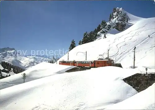 Eisenbahn Train Villars Col de Bretaye Kat. Eisenbahn