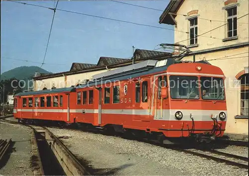 Eisenbahn St  Gallen Gais Appenzell Altstaetten Bahn Zahnradtriebwagen Kat. Eisenbahn