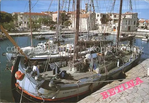 Fischerei Fischerboot Il Nuovo Trionfo Betina Kroatien Kat. Handwerk