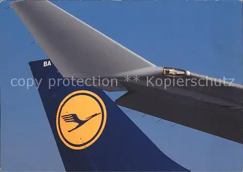 Lufthansa Airbus A340 200 Winglet Seitenruder Kat. Flug