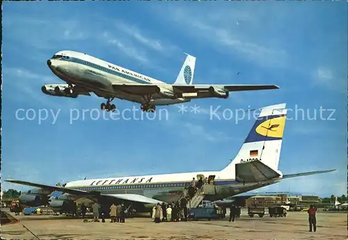 Lufthansa Pan American Flughafen Rhein Main Frankfurt  Kat. Flug