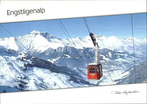 Seilbahn Engstligenalp Adelboden Gsuer  Kat. Bahnen