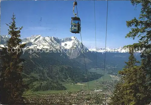 Seilbahn Garmisch Partenkirchen Wettersteingebirge Kat. Bahnen