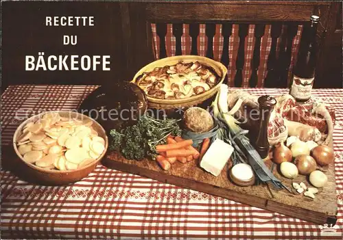 Lebensmittel Recette Baeckeofe / Lebensmittel /