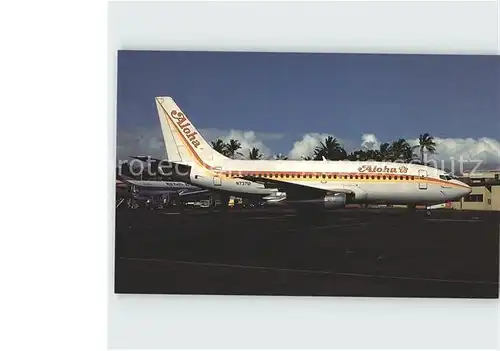 Flugzeuge Zivil Aloha Boeing 737 297 N73712 Kat. Airplanes Avions