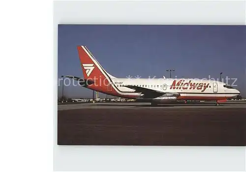 Flugzeuge Zivil Midway Boeing 737 2T4 Advanced  Kat. Airplanes Avions