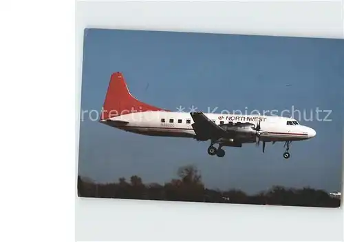 Flugzeuge Zivil Northwest Convair CV 580 N4822C  Kat. Airplanes Avions