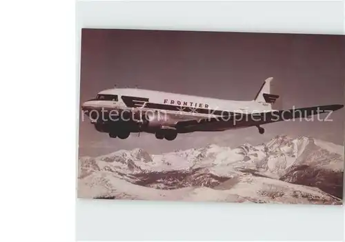Flugzeuge Zivil Frontier Airlines DC 3  Kat. Airplanes Avions