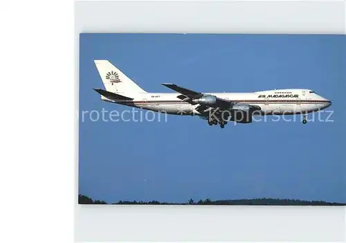 Flugzeuge Zivil Air Madagascar Boeing 747 2B2B 5R MFT cn 21614  Kat. Airplanes Avions